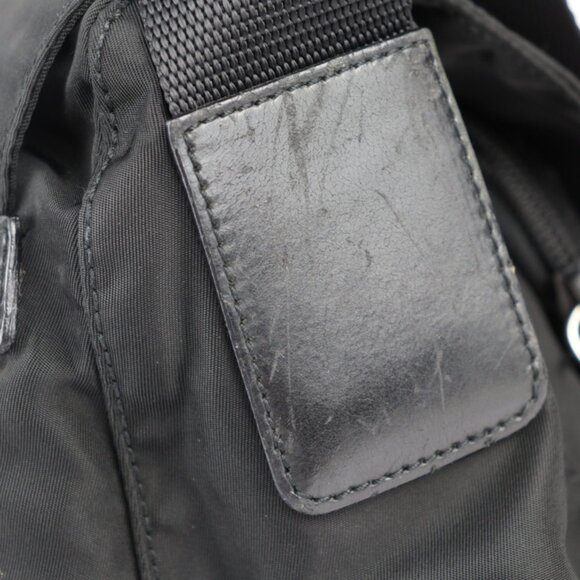 PRADA Black Leather Shoulder Bag - Picture 5 of 10